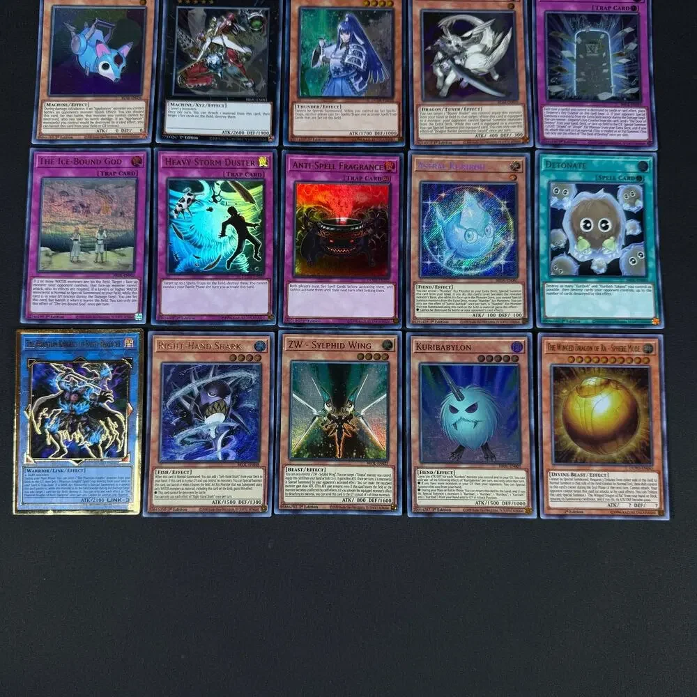 lot of 20 yu-gi-oh! holo cards vintage/modern 1st edition/regular yugioh